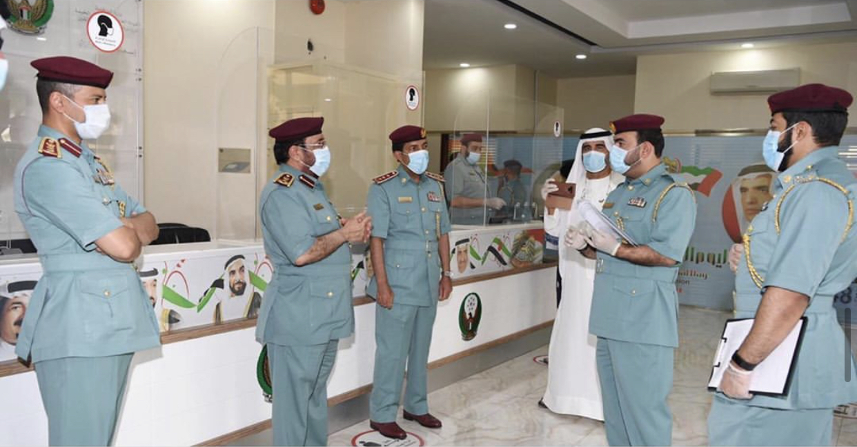 شرطة رأس الخيمة وهيئة الموارد العامة تتفقدان الإجراءات الإحترازية المتبعة في معاهد ومدارس تعليم السياقة بالإمارة