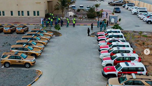 بناء على توجيهات قائد عام الشرطة  إطلاق  حملة رأس الخيمة أمان في المناطق الحيوية والسياحية