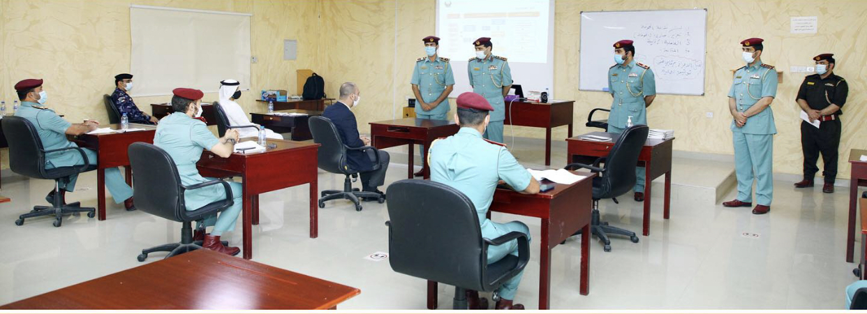 مركز تدريب شرطة رأس الخيمة يعاود عقد الدورات التخصصية تدريجياً