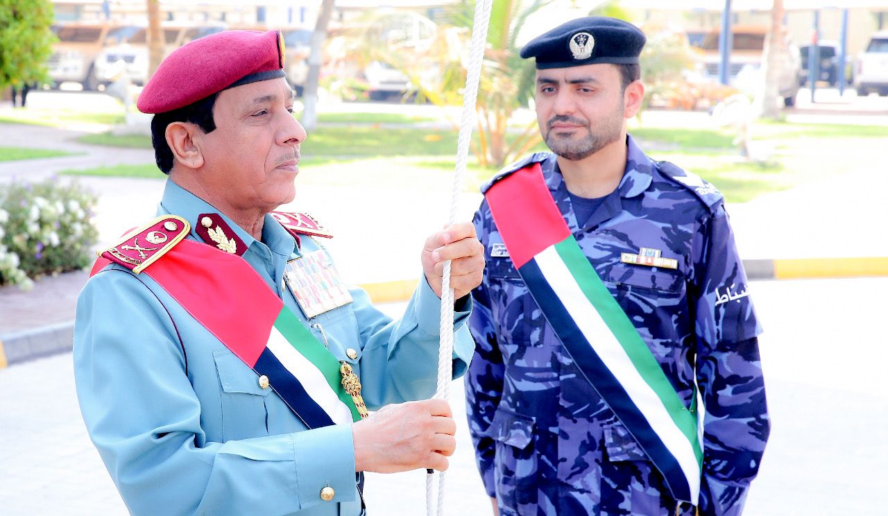 شرطة رأس الخيمة تشارك في  احتفالات الدولة بيوم العلم