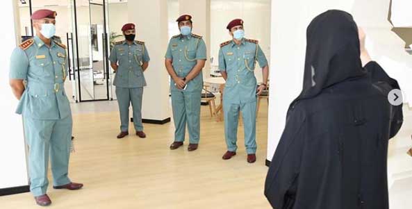 مجلس شباب شرطة رأس الخيمة في زيارة مركز شباب الإمارة