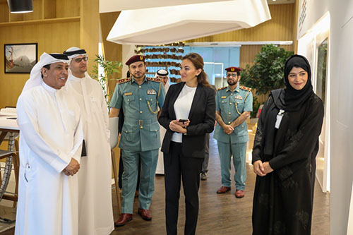 خلال زيارة تفقدية اطلع خلالها على آلية عمله 