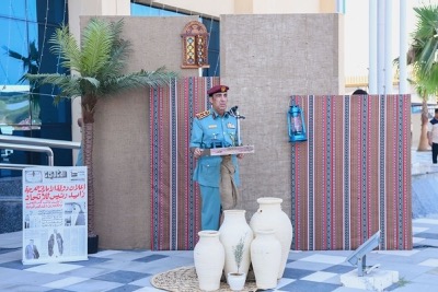 مركز خدمات المرور والترخيص بشرطة رأس الخيمة تحتفل بعيد الاتحاد 54  