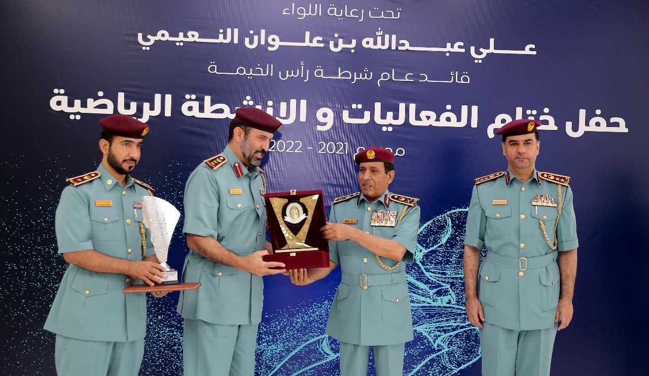 قائد عام شرطة رأس الخيمة يشهد ختام الموسم الرياضي ويكرم المميزين