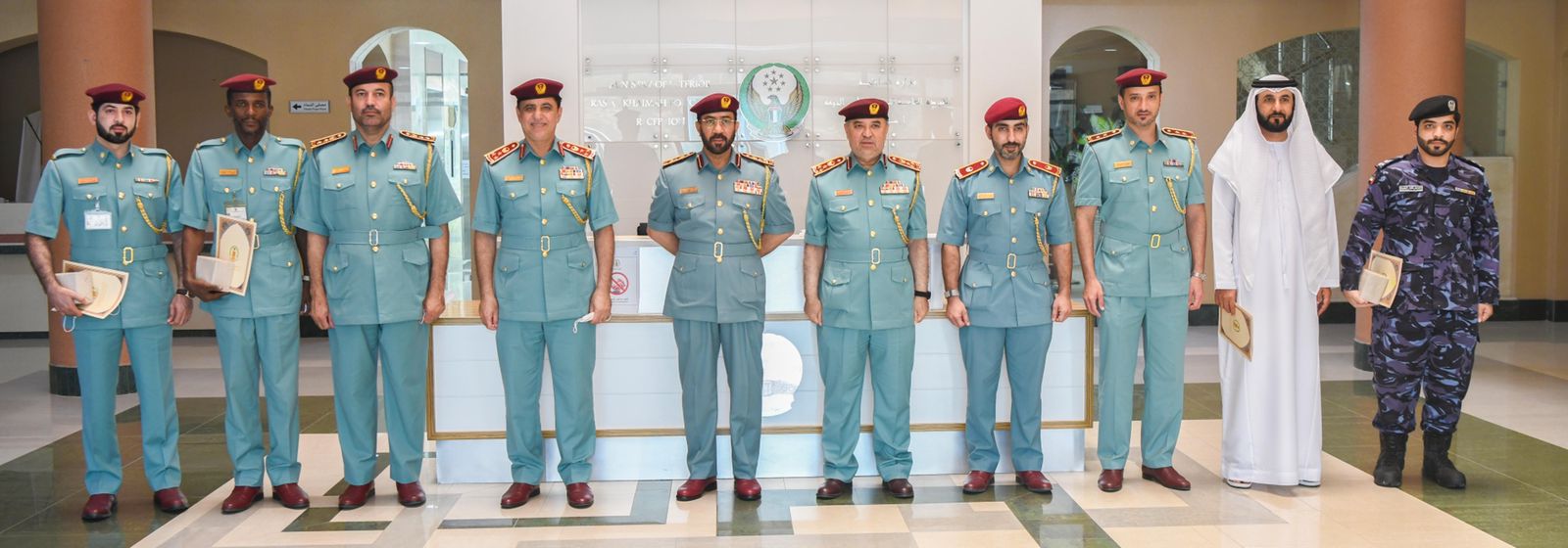 شرطة رأس الخيمة تكرم الفائزين في بطولتي كأس القائد العام للرماية و فيزا للقيادات الشرطية