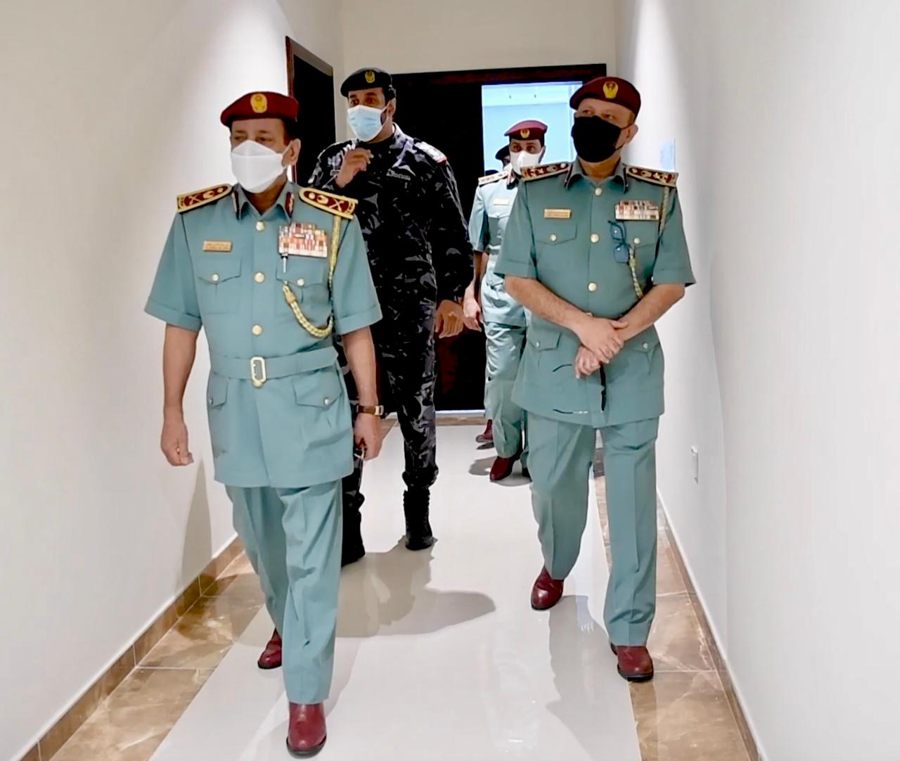 بن علوان يطلع على اللمسات الأخيرة للمبنى الجديدة لإدارة المهام الخاصة بشرطة رأس الخيمة