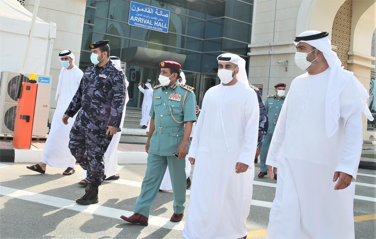 وجه بسرعة انجاز معاملات المسافرين ضمن الاجراءات الاحترازية رئيس فريق الطوارئ والأزمات والكوارث يطلع على سير العمل بمنفذ الدارة الحدودي